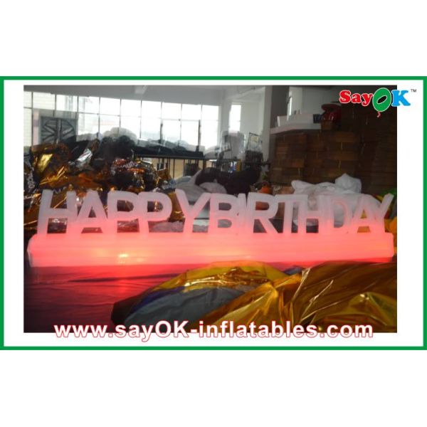 Birthday Party Led Inflatable Lighting Decoration Customized