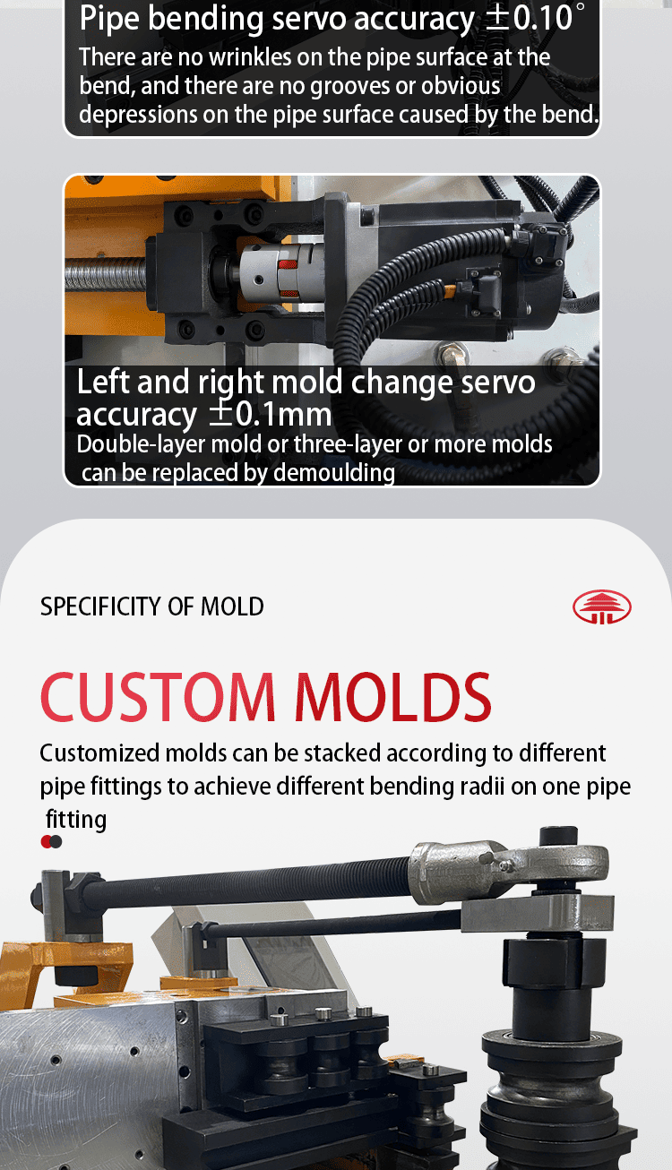 Pipe Bending Machine with High Speed and Precision Bending Capabilities - Reliable, High Efficiency, and Perfect for Various Ind