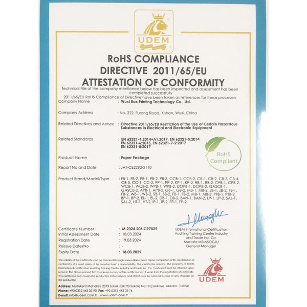 RoHS-Restriction of Hazardous Substances