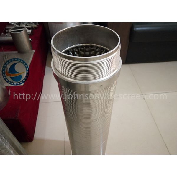 40 Slot Stainless Steel Water Well Screen Solid Structure OEM / ODM Available