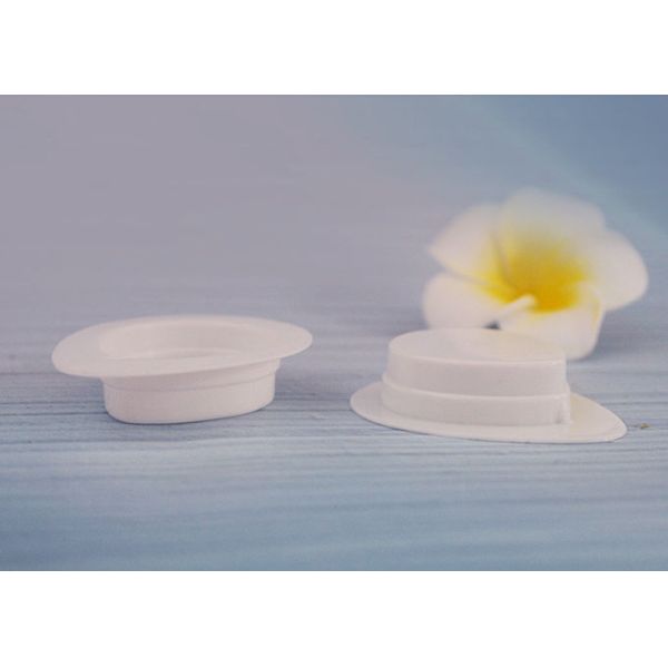 PP Solid Small Plastic Containers Water Drop Type For Neck Essence Mask 3g Volumn