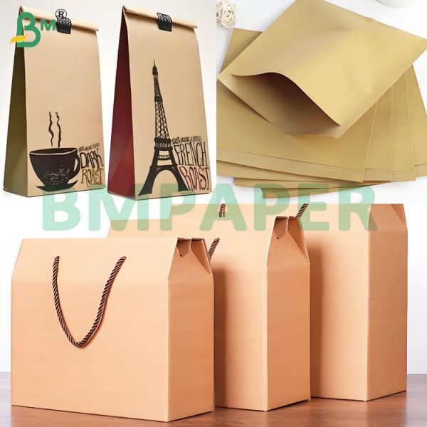Virgin Brown One Side Coated Kraft Paper Sheets for Packaging Boxes Virgin Brown One Side Coated Kraft Paper Sheets For Packaging Boxes