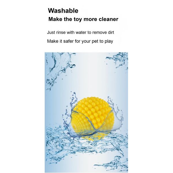 7.5cm Unbreakable TPR Silicone Dog Chewing Squeaky Toy For Grinding And Cleaning Teeth