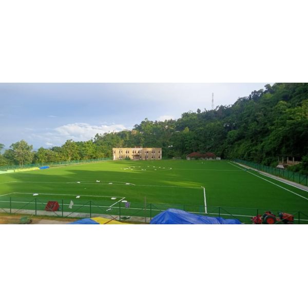 Leisure Area Fireproof 0.35cm Outdoor Artificial Grass