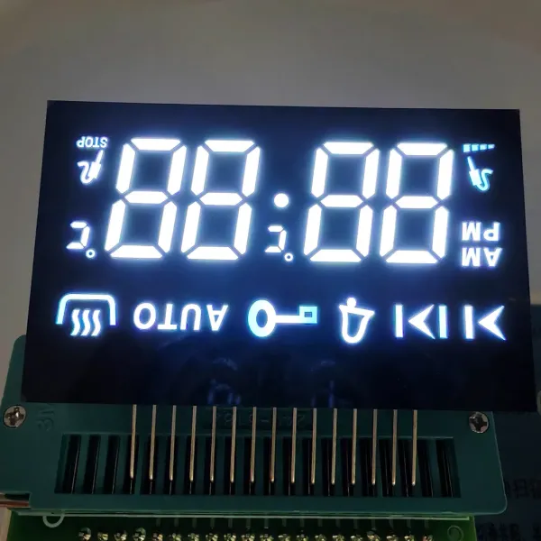 Ultra Bright White 4-Digit 7-Segment LED Display for Oven Timer