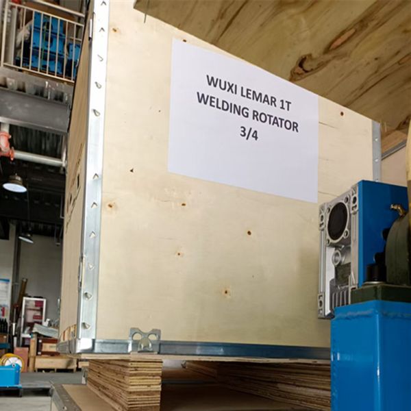 Welding turning rolls ready for shipment