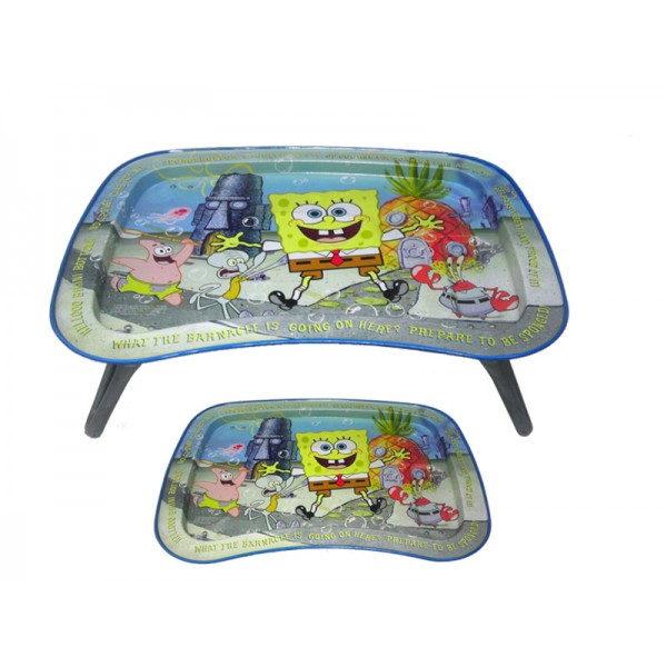 DADI Cute Rectangle Tin Tray with Offset Lithography Printing Handling Tinplate Metal Tin Tray