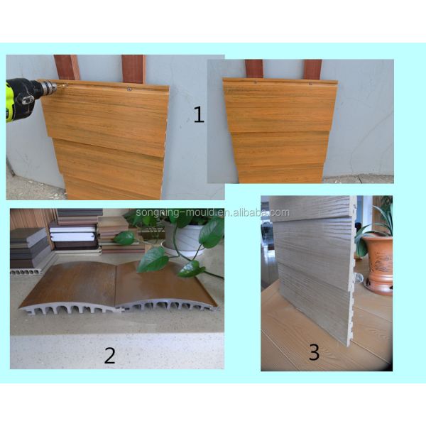 Leisure Facilities PVC Wall Siding Profile Fireproof and Environmentally Friendly