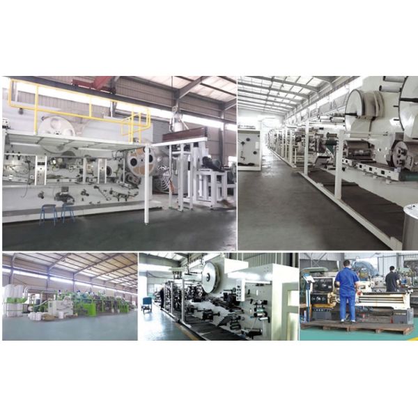 Automatic full servo I shape baby diaper machine customized double ears pampers making machine price