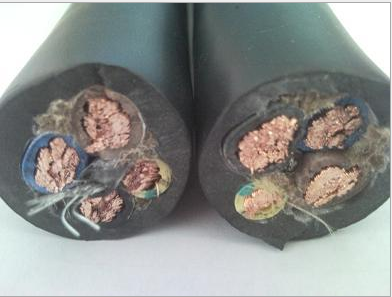 Flexible Drum reeling cable for flexible installation with black jacket