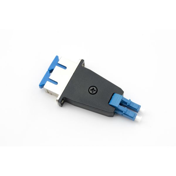 Singlemode fiber sc to lc adapter,Duplex / Simplex Fiber Optic Cable Connectors SC Female To LC Male Hybrid Adapters