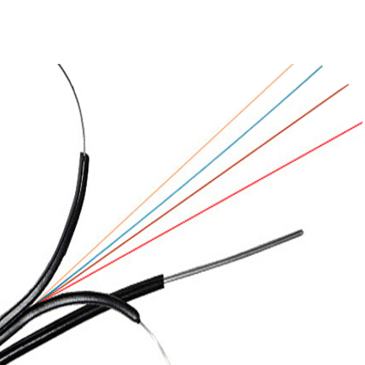4 Core Single Mode G657A FTTH Drop Fiber Cable GJYXCH