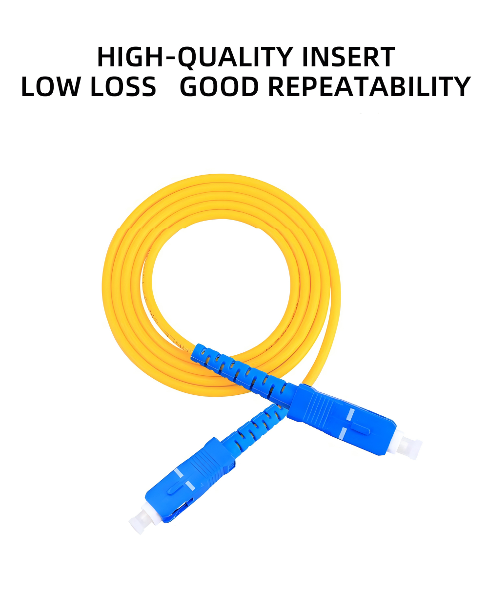 Customized Length SC-SC Patch Cord Simplex SM 2.0mm 3.0mm 1M 3M 5M LSZH Manufacturer