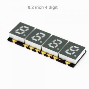 Quality Mini Fnd 0.2 Inch 0.56 inch 4 Digit 7segment Smd Led Numeric Display for sale
