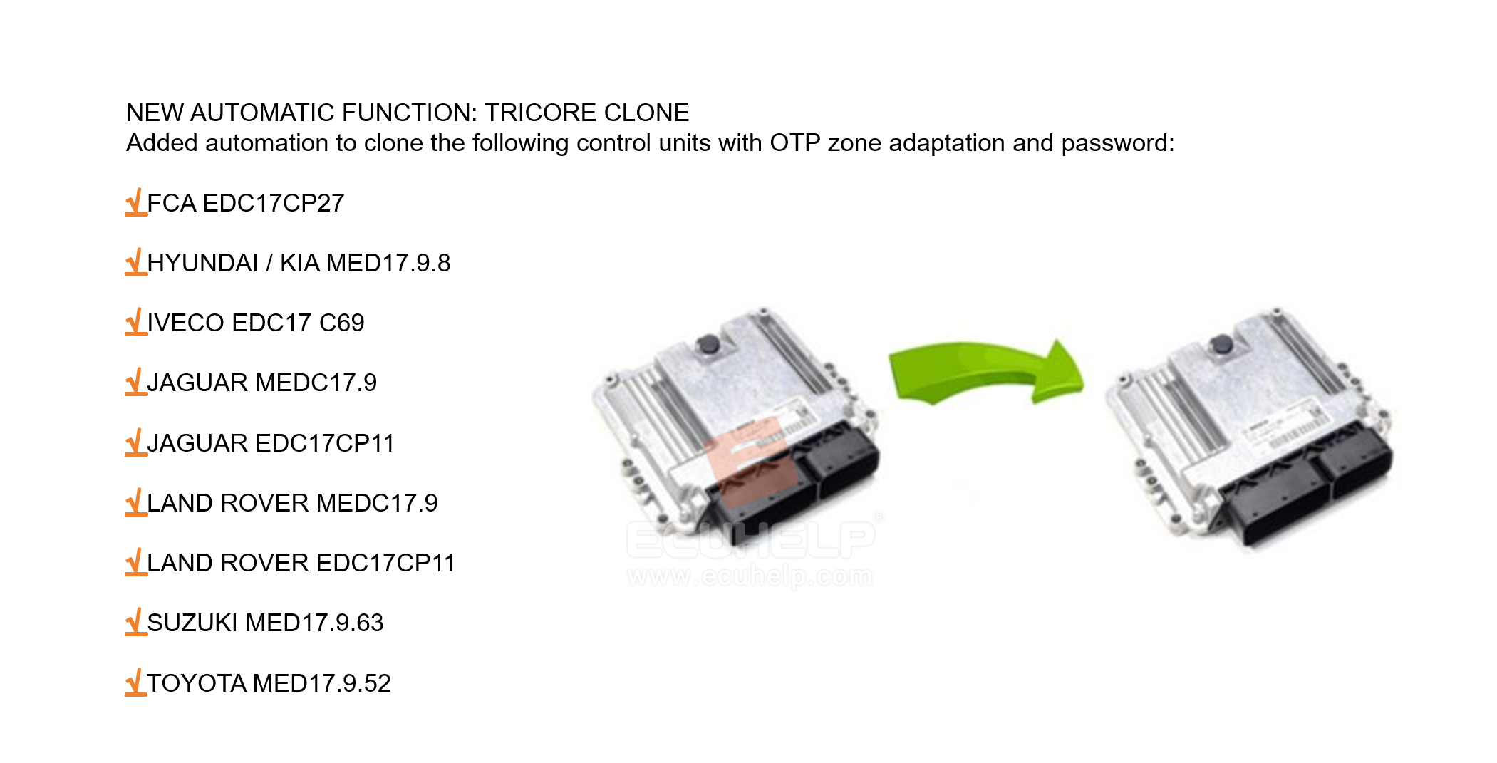 ECUHELP KT200II KT200 Gen2 ECU Programmer Full Version with Offline Workstation for Car Truck Motorbike Tractor Boat
