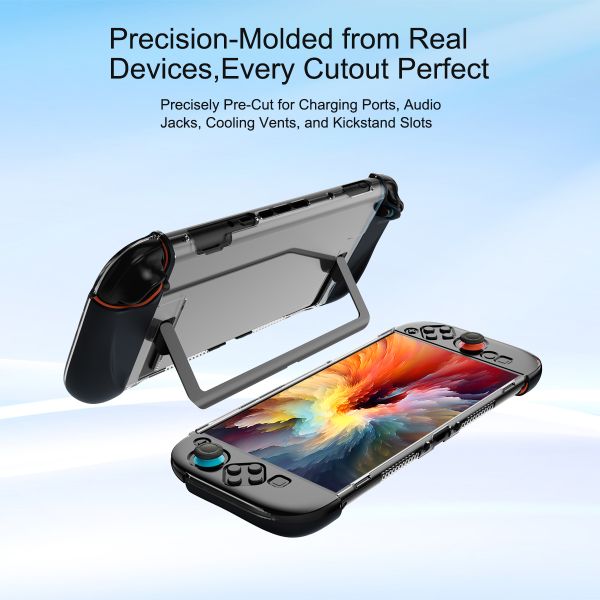 Detachable PC Left & Right Joy-con + Dockable Middle Frame Protective Cover Case Kit for Nintendo Switch 2