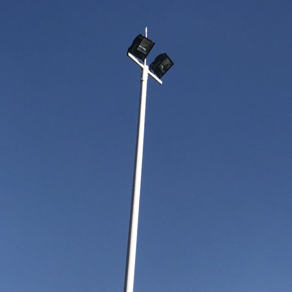 Hexadecagon Mast Light Pole Overlap Connection For Distribution Line
