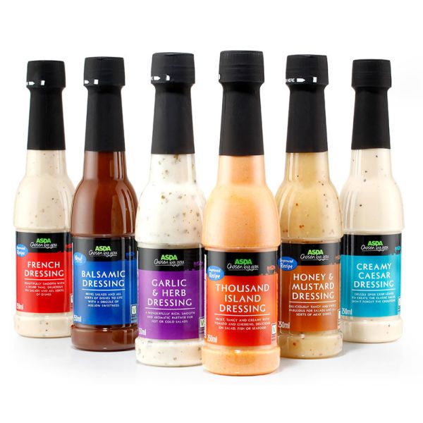 Self Adhesive Bottle Sticker Labels Salad Sauce Bottle Label Printing Customized