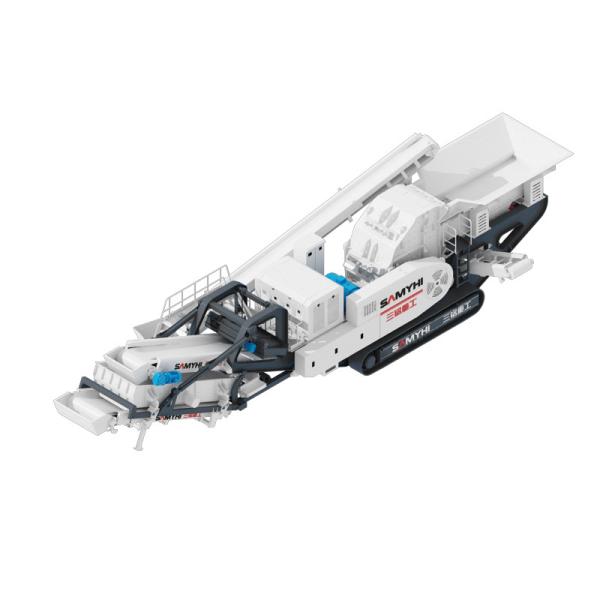 Portable Crawler Mobile Crusher 100-200 t/h For Mining Industry