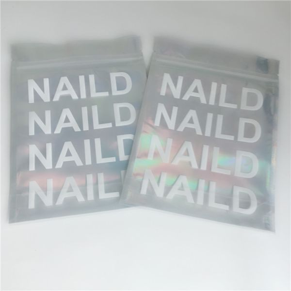 Smell Proof Hologram CBD Weed k Plastic Pouch Packaging Customized Size