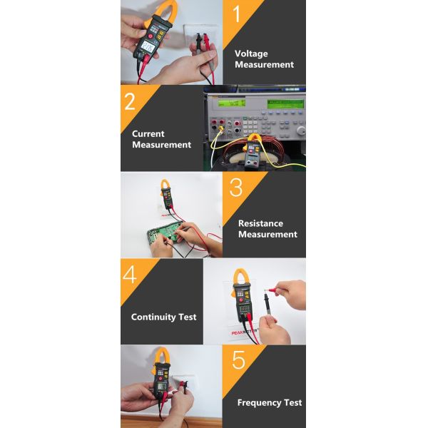 Hand - Held And Mini Size AC Digital Clamp Multimeter For Industrial Use