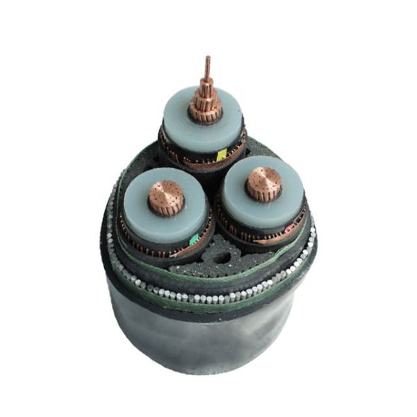 PVC Sheath Medium Voltage Cable Durable Good Conductivity Copper Core Power Wire