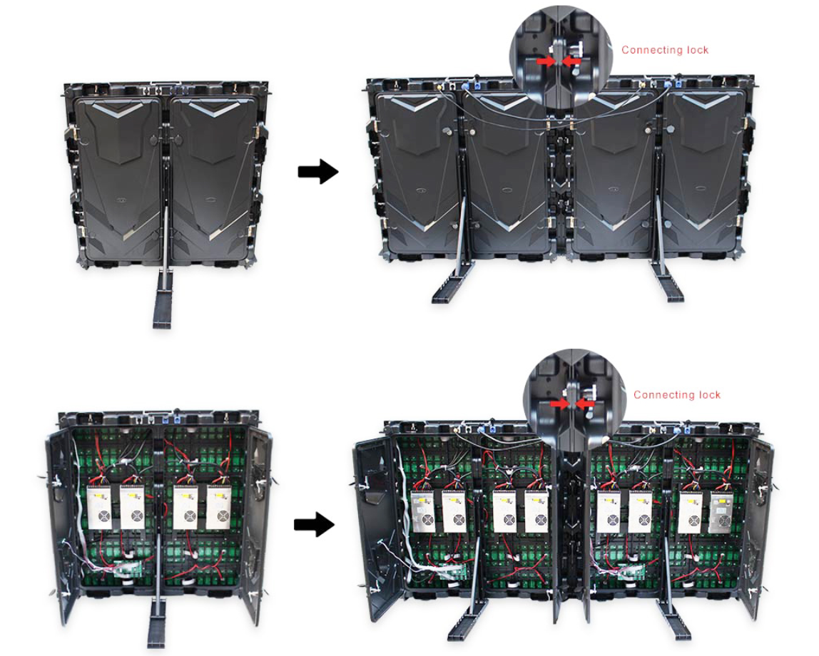 P6.6 6mm Outdoor Perimeter Led Display With Bracket Support