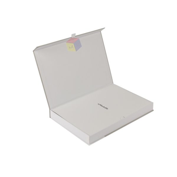 Industrial Book Shape Magnetic Closure Rigid Cardboard Packaging with Custom Logo Print