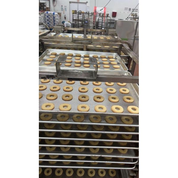 150kg/h Capacity Mini Bakery Biscuit Production Machine Tray Type