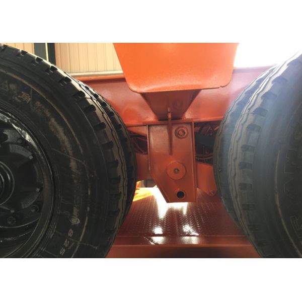 Hydraulic Flatbed Semi Trailer Truck For Construction Loading 80 Tons 17m