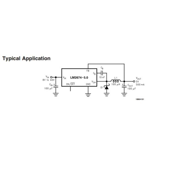 LM2674MX-ADJ Integrated Circuit Chip Simple Switcher Power Converter