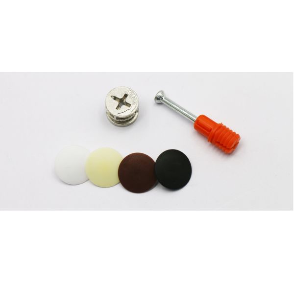 Plastic Bolt Mini Fix Cam Lock Fastener Connecting Quick Assembly Expanding Dowels