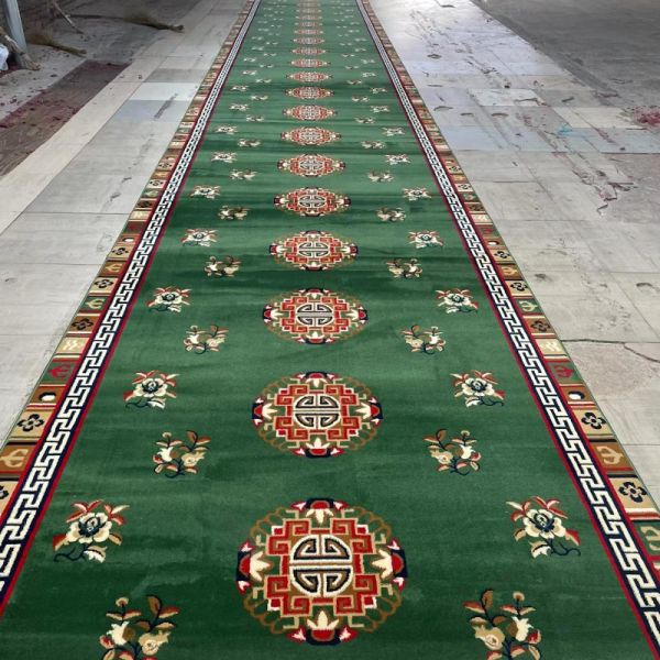 Axminster Customized Patterns Mosque Prayer Carpet for Print in Customized Colors