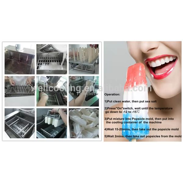 Homemade Popsicle Machine Home Use Ice Cream Making / Popsicles High Quality Stainless Steel Commercial for Sale
