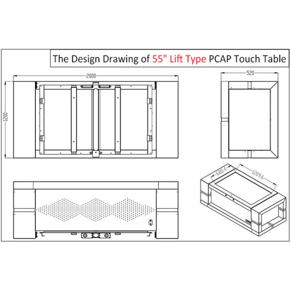 Touch Screen 3D Anatomy Education Virtual Anatomy Table Lifting Touch Table