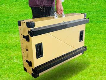 Travel Impact Collapsible Dog Crate 34 Inch Rustproof With Stackable Corner
