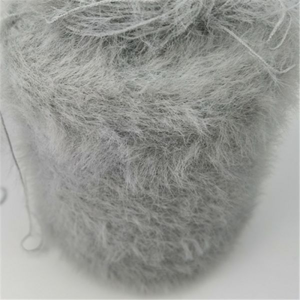 100% Feather Nylon Polyester Blended Yarn 100 Colors High Tenacity