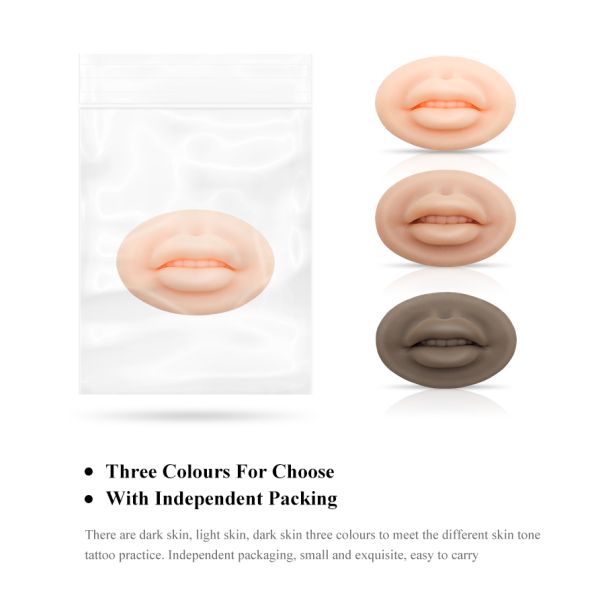 Soft Silicone Lip Permanent Makeup Practice Skin Microblading Tattoo Skin