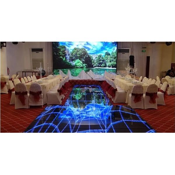 High Security Colorful Dance Floor , Illuminated Dance Floor Aluminum Framework