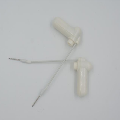 White Anti Shoplifting Label Electronic Shelf For Valuables Security Flat Steel Nail