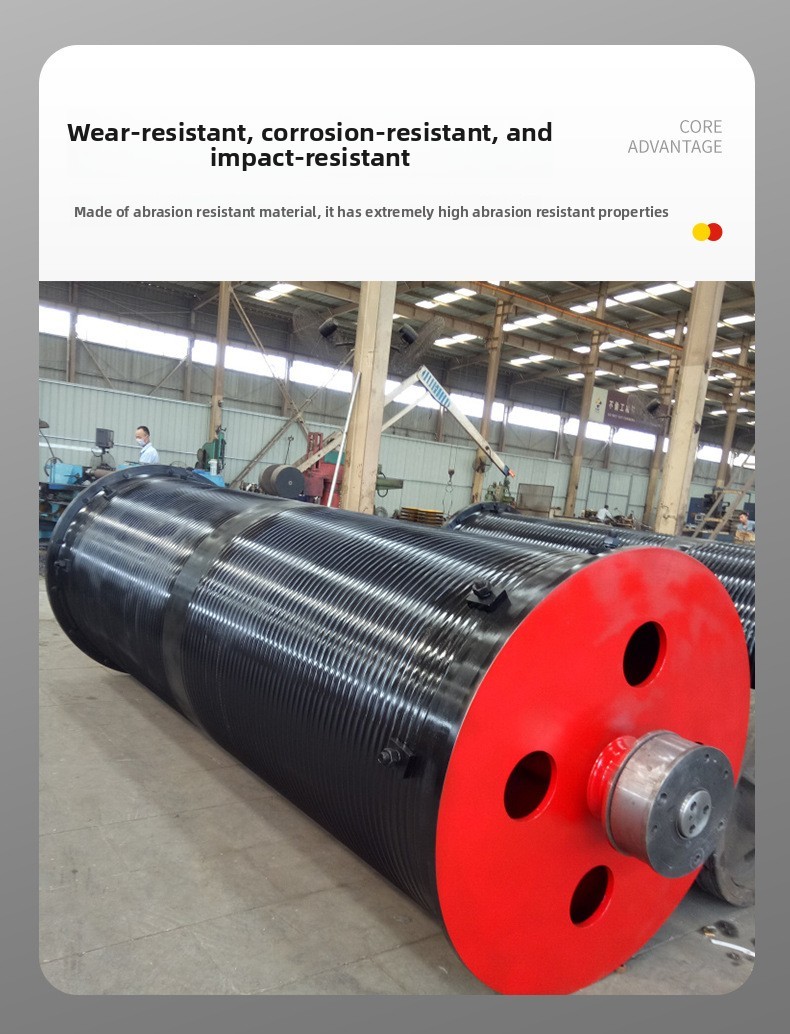 Precision Spooling Drum with Accurate Rope Positioning