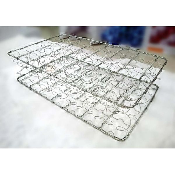 High - Strength Electroplated Silver Bright Mesh Sofa Seat Bag , Anti - Rust Spring Seat Bag Liner