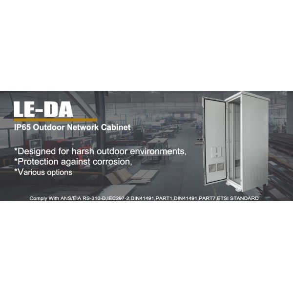 Le - Da Ip65 Communications Network 22u Outdoor Server Rack Cabinet