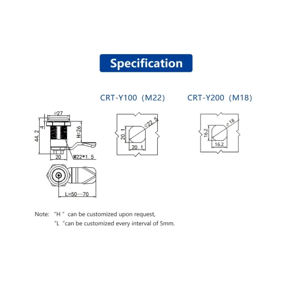 Professional Safe Wireless Waterproof Software Access Control System Cylinder Lock of Cabinet