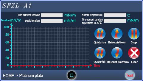 100W Touch Operation GB/T6541-86 Surface Tension Meter