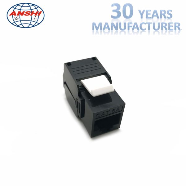 Tool Free Cat5e Cat6 Cat6a Rj45 Keystone Jack Module Customized Color