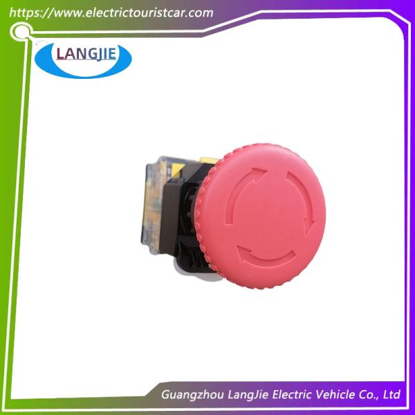 Electric Sightseeing Bus Marshell Mushroom Head Emergency Button Switch Accessories