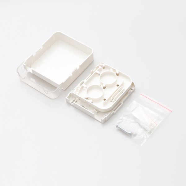 Customized Fiber Optic Termination Box 1 Core 2 Core ABS PC Materials