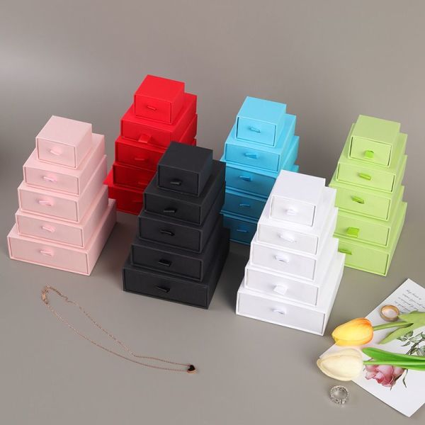 Rigid Lid and Base Box Cardboard Paper Gift Box Offset Printing Surface Handling Custom Logo Printed Packaging