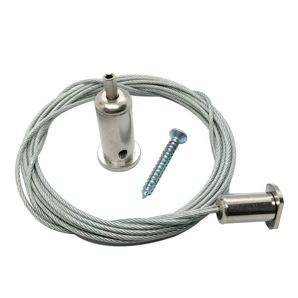 Track Light Suspension Kit Cable Gripper with Ceiling Attachment Light Hanging Kit Cable Gripper